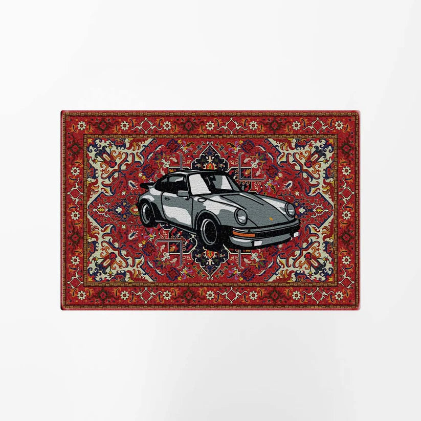 Retro Porsche Halı