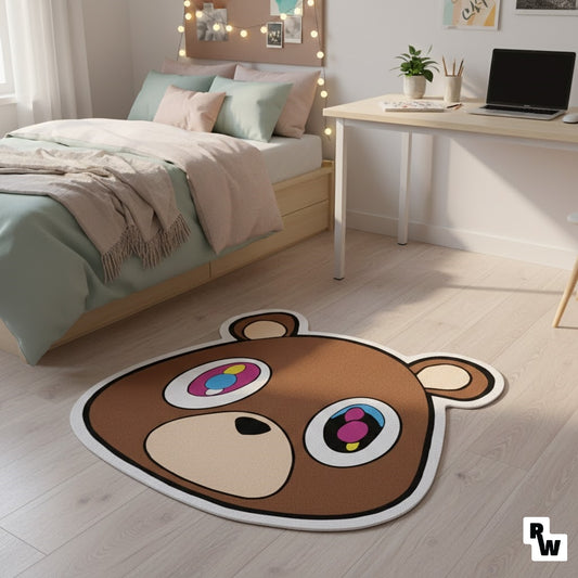 Graduation Bear Halı dekorasyon ve oda mockup görünümü - RugWest