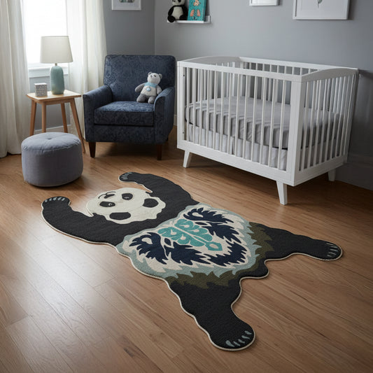 Arctic Panda Halı dekorasyon ve oda mockup görünümü - RugWest
