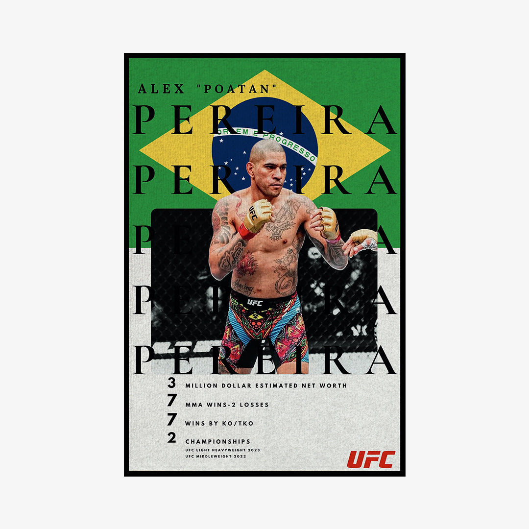Alex Pereira UFC Temalı Halı