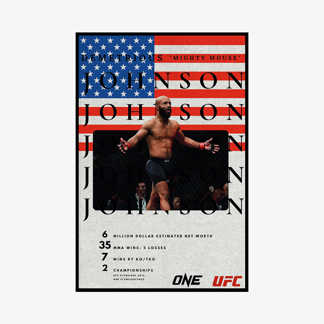 Demetrious Johnson UFC Temalı Halı