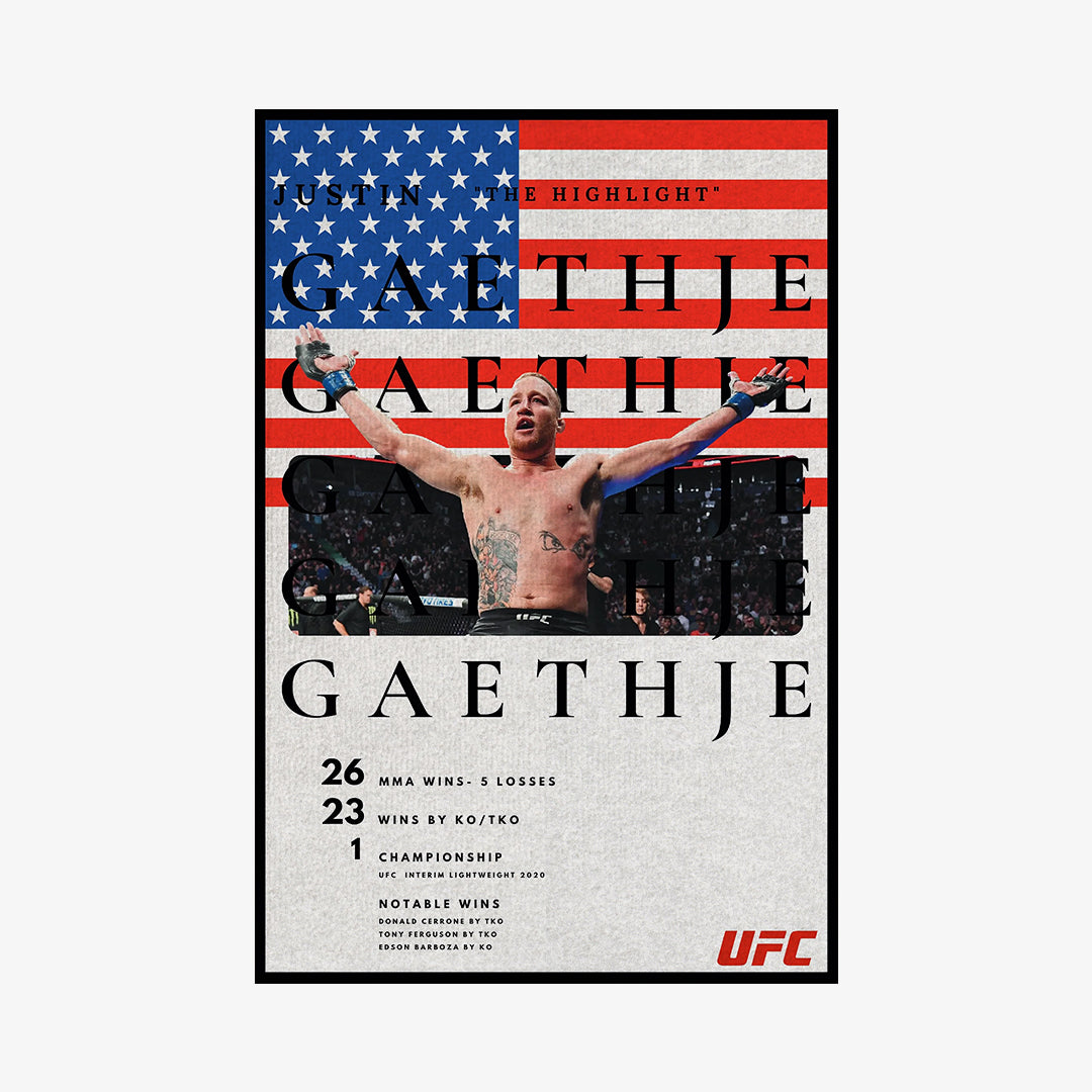 Justin Gaethje UFC Temalı Hal