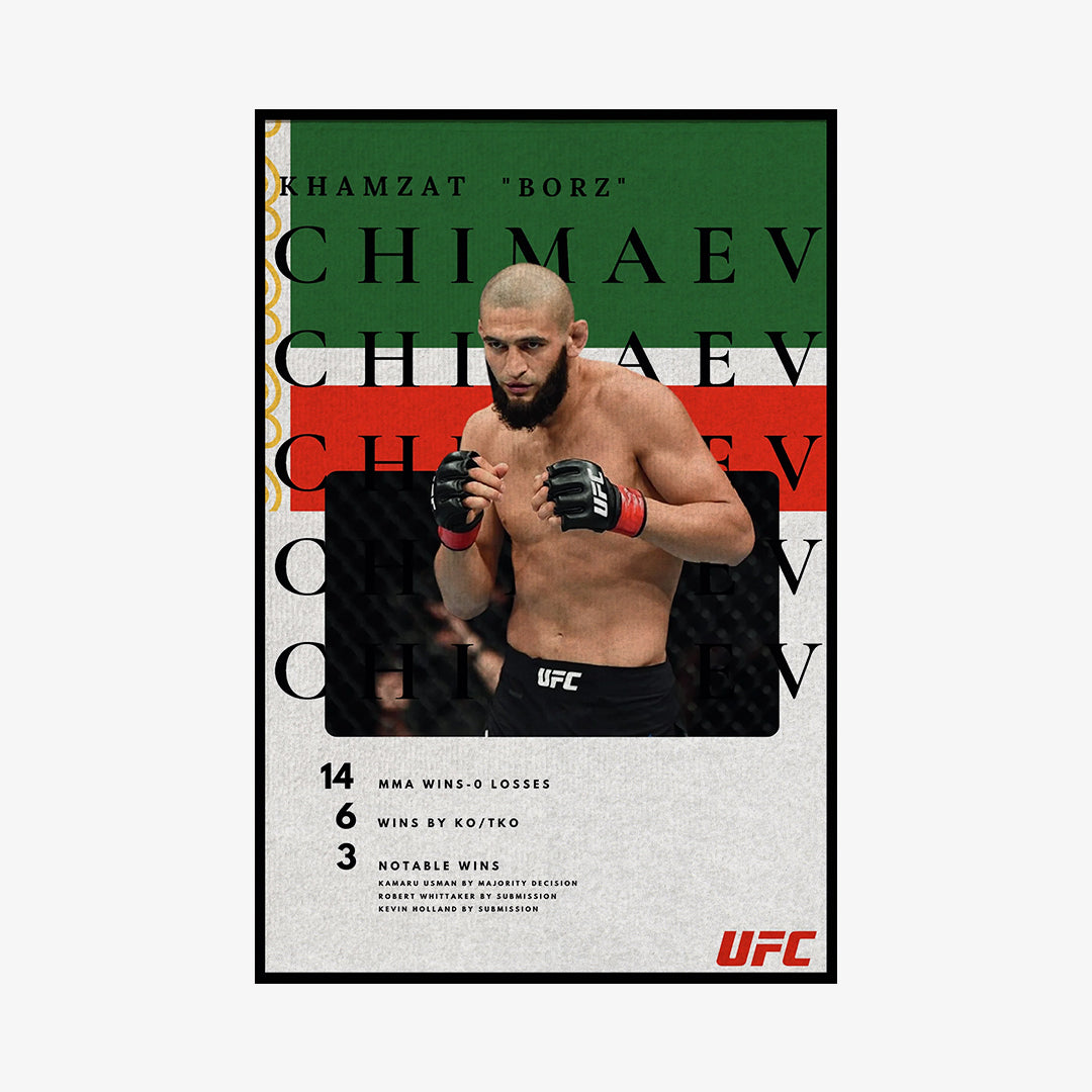 Khamzat Chimaev UFC Temalı Halı