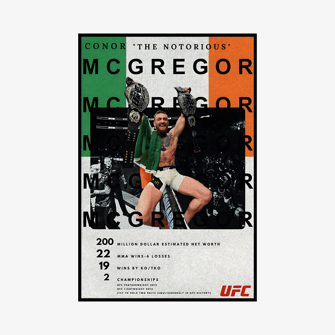 McGregor UFC Temalı Halı