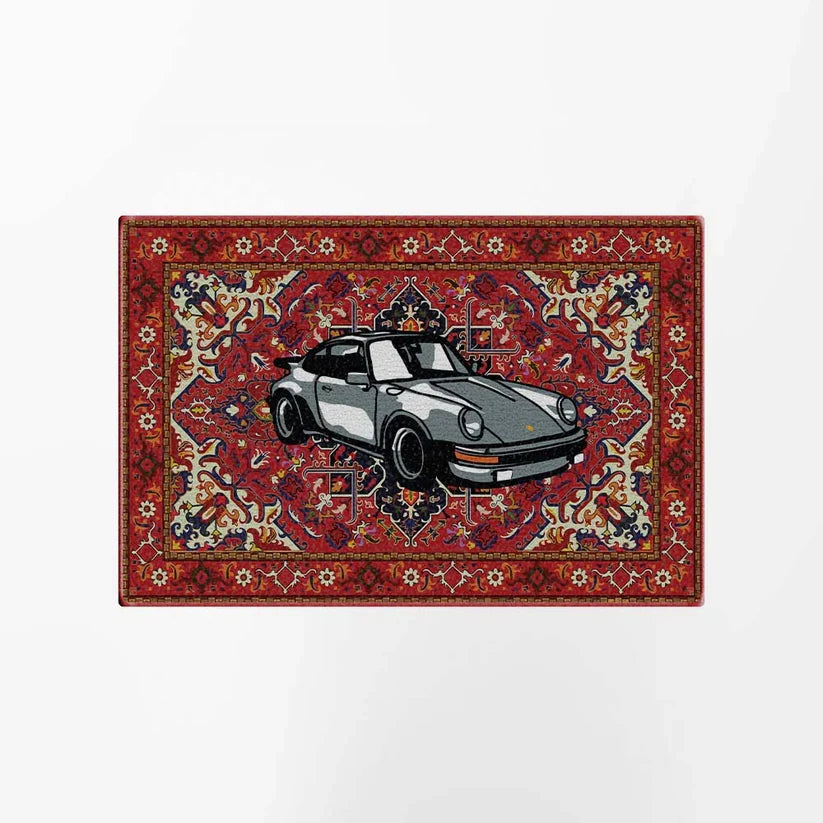 Retro araba temalı halı - RugWest