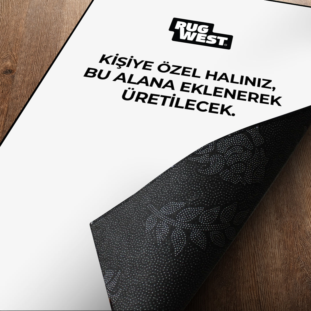 İşletme girişinde kullanılan logolu halı - RugWest