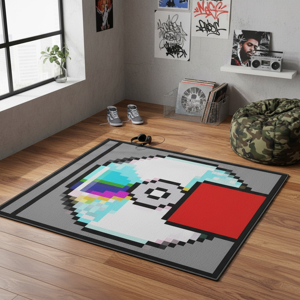 KANYE Albüm Pixel Halı
