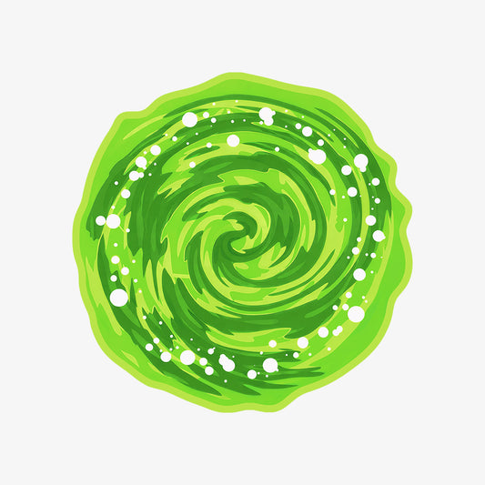 Rick & Morty Portal Halı