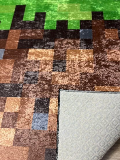 Minecraft Blok Halı