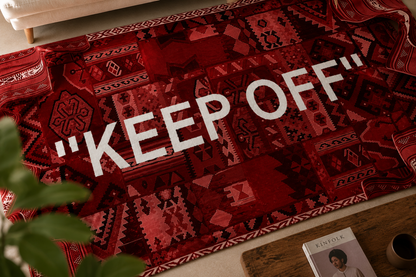 Keep Off Etnik Patchwork Tasarım Halı ürün görseli - RugWest