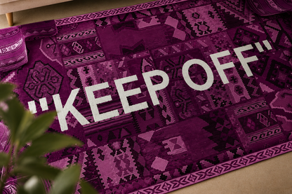 Keep Off Etnik Patchwork Tasarım Halı ürün görseli - RugWest