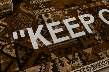 Keep Off Etnik Patchwork Tasarım Halı ürün görseli - RugWest