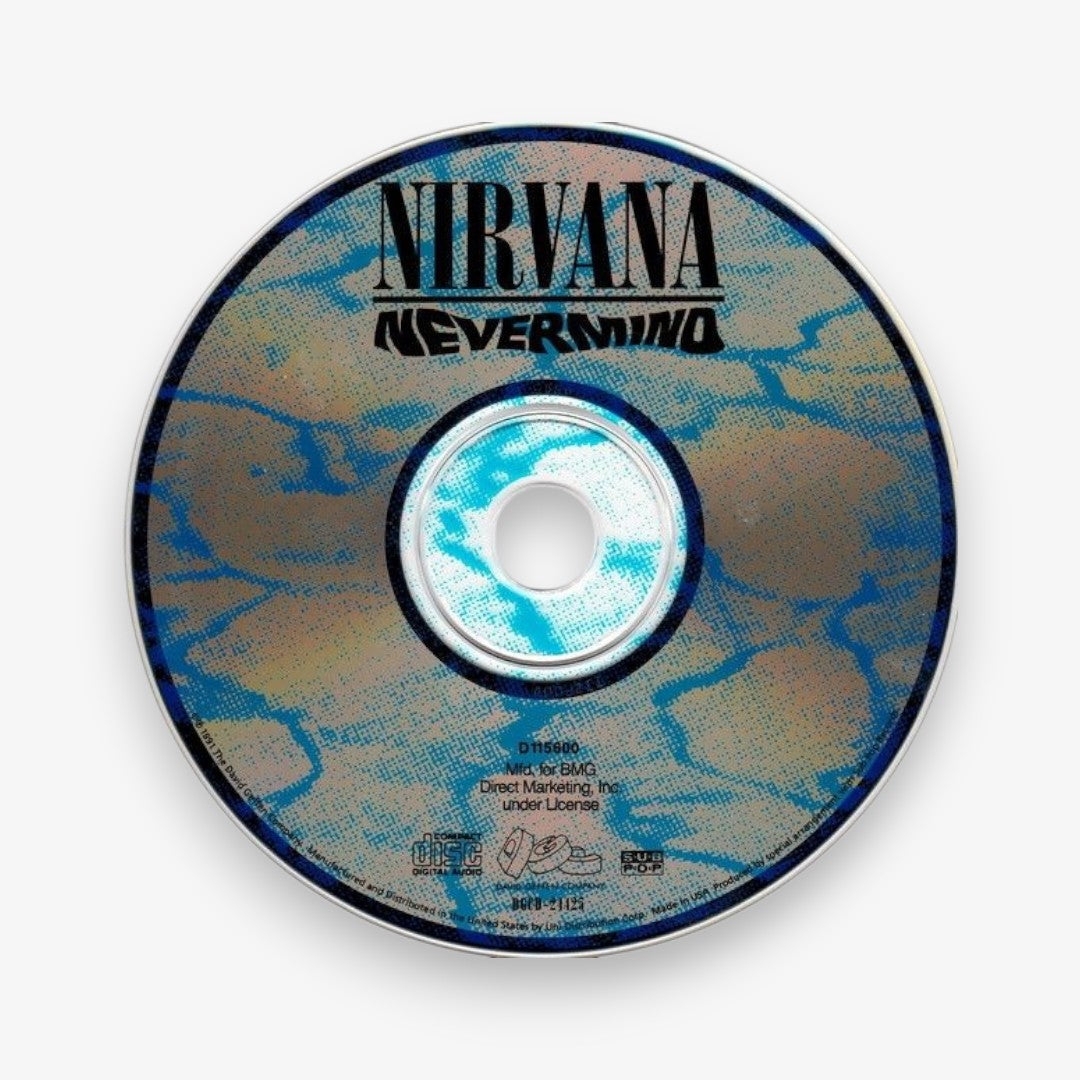 Nirvana Nevermind CD Tasarımlı Yuvarlak Halı ürün görünümü - RugWest