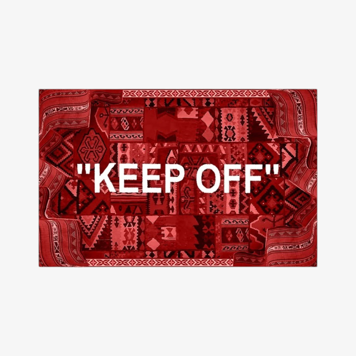 Keep Off Etnik Patchwork Tasarım Halı ürün görseli - RugWest