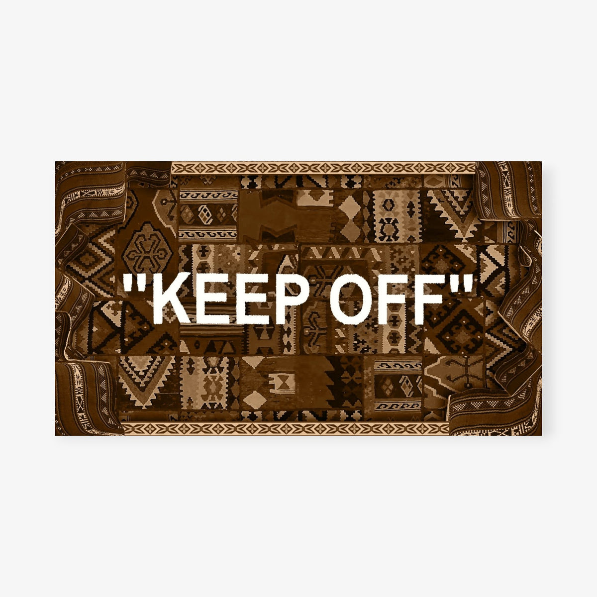 Keep Off Etnik Patchwork Tasarım Halı ürün görseli - RugWest