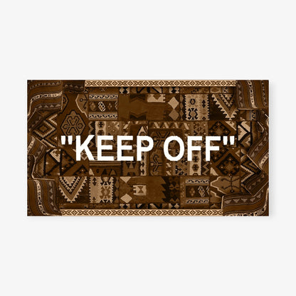 Keep Off Etnik Patchwork Tasarım Halı ürün görseli - RugWest