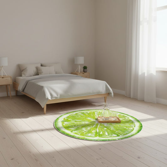 Lime Halı dekorasyon ve oda mockup görünümü - RugWest