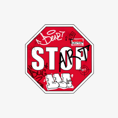 Stop tabela halı dijital baskı