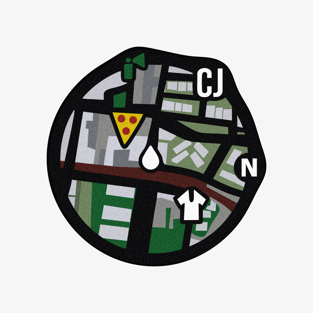 San Andreas Mini Map Halı