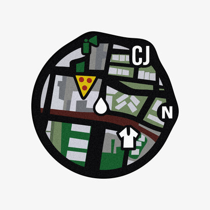 San Andreas Mini Map Halı