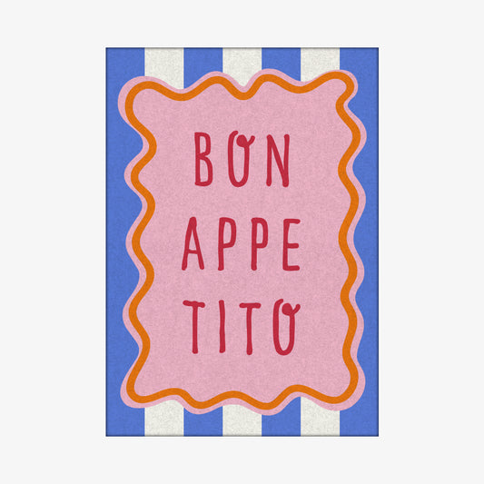 BON APPETITO Retro Mutfak Halısı