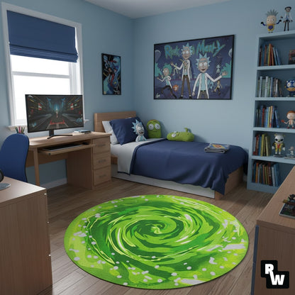 Rick & Morty Portal Halı