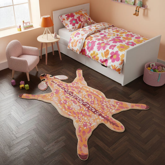 Spotted Fawn Halı dekorasyon ve oda mockup görünümü - RugWest