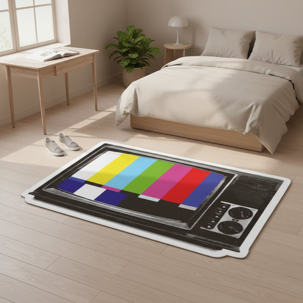 Retro Color TV Halı